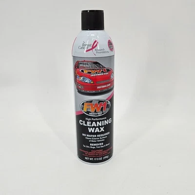 Esmalte de limpieza de cera y lavado sin agua FW1 Fast Wax Carnauba 17,5 oz sin agua Foto 1 de 4