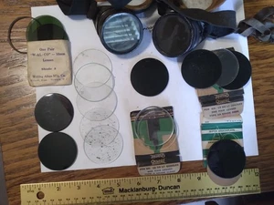 VINTAGE PAIR WELDING GOGGLES + EXTRA LENSES WILSON OXWELD STEAMPUNK W-AL-CO - Picture 1 of 14