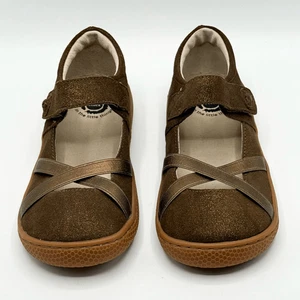 Zapatos Mary Jane Livie & Luca Bronce Brillo Cruzado - Nuevos sin caja - Niños EE. UU. 3 - Imagen 1 de 9