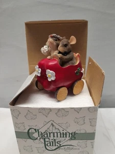 Charming Tails "The Get-Away Car" Mäuse Just Married Figur - Fitz & Floyd - Bild 1 von 7