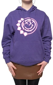 Sudadera con Capucha Blink 182 Six Arrow Sonrisa Banda Logo Nuevo Oficial Para Hombre Pullover Púrpura XL - Imagen 1 de 3