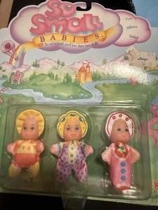 1989 Galoob So Small Babies Flowers 3 Pack Sealed! Rare New In Box - Picture 1 of 3