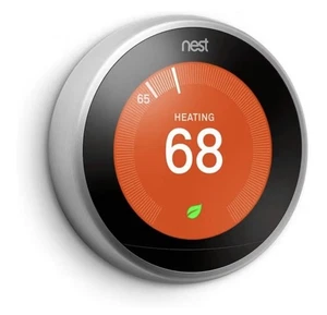 Nest Learning Thermostat Pro - 3rd Generation - Stainless Steel - T3008US - Picture 1 of 9