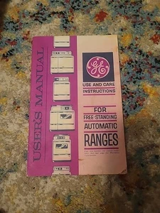 Folleto manual de usuario y cuidado General Electric GE de colección para gamas independientes EE. UU. - Imagen 1 de 6