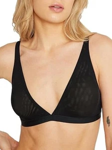 Sujetador negro Parade talla pequeña malla sedosa bralette para mujer nuevo con etiquetas - Imagen 1 de 12