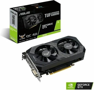 ASUS TUF NVIDIA GeForce GTX 1650 OC Graphics Card TUF-GTX1650-O4GD6-P-GAMING New - Image 1 of 4