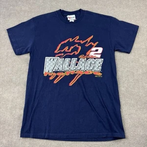 Vtg 90s Chase Rusty Wallace Nascar Tee Shirt Mens M Miller Lite Racing Deadstock - Picture 1 of 11