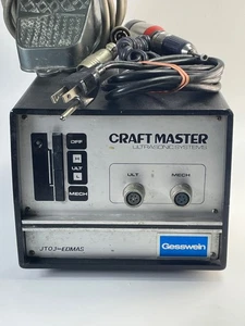 Vtg Gesswein Ultrasonic Polisher/Engraving for Jewelry Craft Master JTOJ-EDMAS - Picture 1 of 17