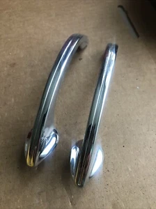 1940–49 DODGE CUSTOM CHROME INSIDE DOOR HANDLES PAIR - Picture 1 of 7