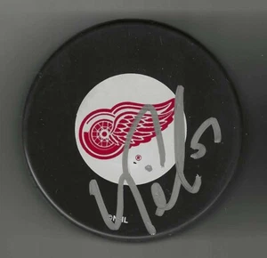 Valtteri Filppula Signed Detroit Red Wings Puck - Picture 1 of 1