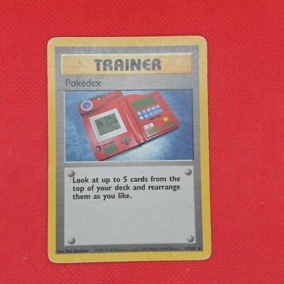 Pokedex 87/102 Base Set Rare Trainer WOTC Pokemon Card - Image 1 of 4