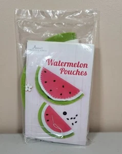 Annie’s Creative Girl’s Club Watermelon Pouches Craft Kit - Picture 1 of 3