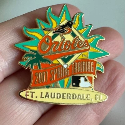 Baltimore Orioles 2001 Spring Training Pin – Ft. Lauderdale FL MLB Badge - Image 1 of 4