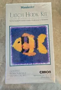 Caron Riegel Haken Kit Goldfisch Neu 12"×12" 4673 Versiegelt - Bild 1 von 2