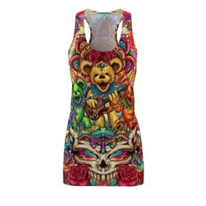 Sommerkleid mit Racerback. Bären, Grateful Dead - Bild 1 von 36
