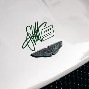 Driver Sebastian Vettel number 5 Signature Sticker Perfect Cut Color Vinyl Decal - Picture 1 of 4