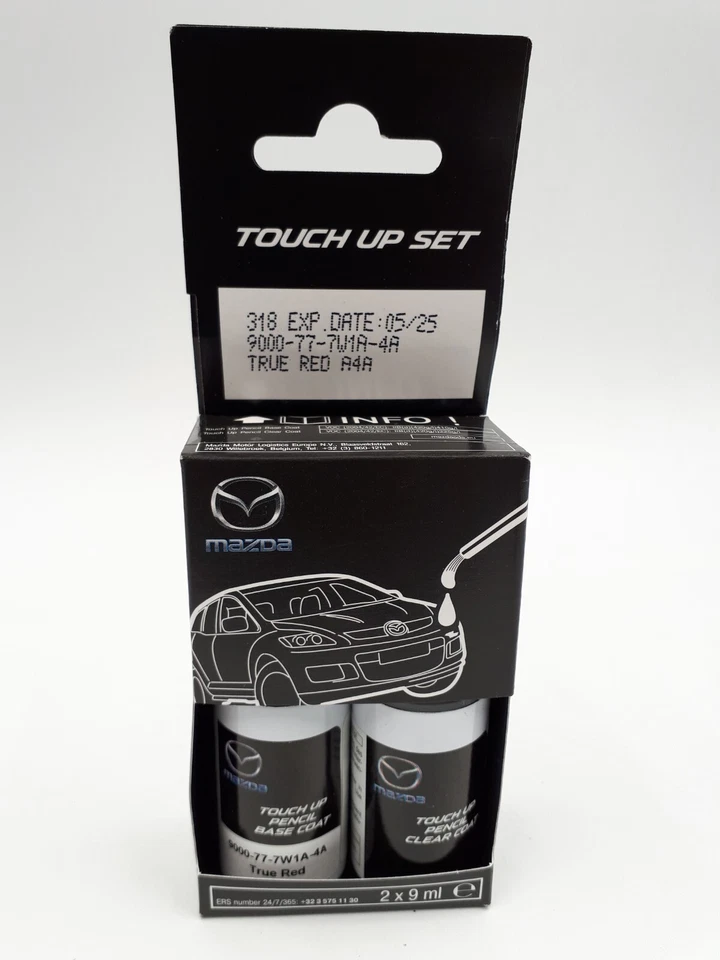 Kit de pincel de retoque original True Red color Rojo A4A OEM part - Imagem 1 de 1