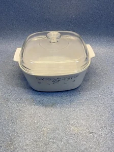 Corning Ware Provincial Blue A-5-B/ 5 Liter Casserole Dish with Lid Pyrex A-12-C - Picture 1 of 14