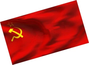 3x5' Feet Ussr Flag Banner Red Cccp Russian Union of Soviet Socialist Republics - Picture 1 of 5