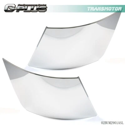 ADEQUADO PARA CAMINHÃO VOLVO VNL 04-15 EXTENSÃO DE PARA-CHOQUE CANTO CONJUNTO DE ACABAMENTO CROMADO ESQUERDA E DIREITA - Imagem 1 de 4