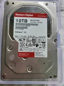 Unidad de disco duro NAS WD Red Plus 10 TB-7200 RPM clase SATA 6 Gb/s + Carcasa - Bild 1 von 2