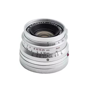 Light lens lab Lens 35mm F2 Silver Chrome for Leica Summicron M Eight Element - Picture 1 of 6