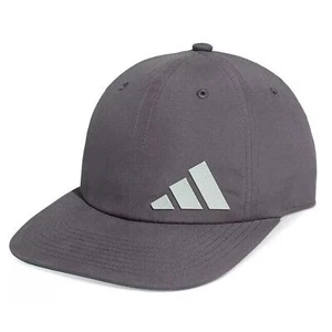 Adidas Cappello Uomo Snapback 3 Bar Offset AeroReady Trace Grigio/Verde Lino - Foto 1 di 10