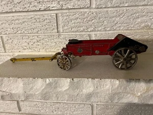 Beautiful Antique Arcade Cast Iron McCormick Deering Manure Spreader - Picture 1 of 12