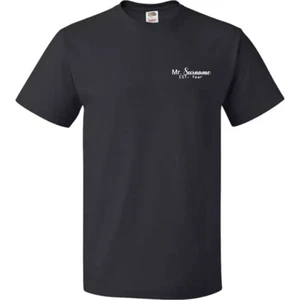 Mr. Apellido Año Personalizar Hombre Camiseta Boda Aniversario Camisas Prendas para el torso Regalo - Imagen 1 de 13