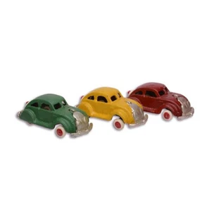 9932219-d Guss-Eisen rustikale Figuren 3 Automodelle 4x5x11cm - Picture 1 of 1