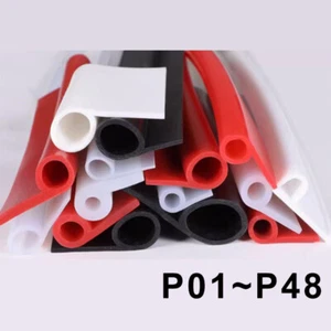 Silikonkautschuk P-strip Hochtemperaturbeständiges Ofendichtband Breit 20mm~60mm - Bild 1 von 51