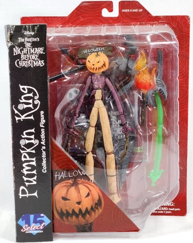 Diamond Select Nightmare Before Christmas Pumpkin King Collectors Action Figure Cover