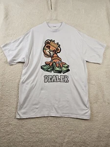 Hard Turn Hustle Bear Dealer T Shirt Men 5XL White Money Stacks Streetwear Urban - Picture 1 of 12