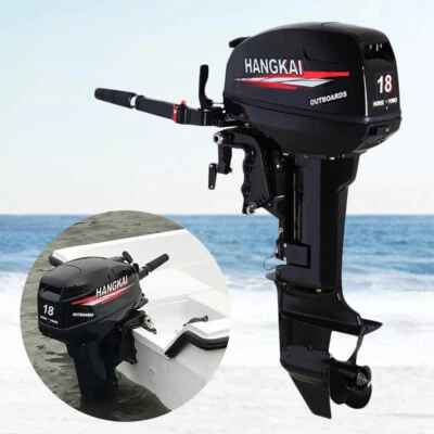 HANGKAI 6-12/HP 2/4 Stroke Outboard Motor Fishing Boat Engine Water/Air Cooling Foto 1 de 4