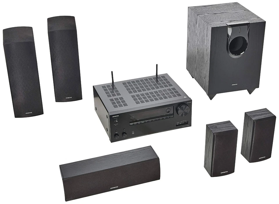 Onkyo HT-S7800 5.1.2 Ch Dolby Atmos Home Theater Receiver/Speaker Package Bundle - Image 1 of 1