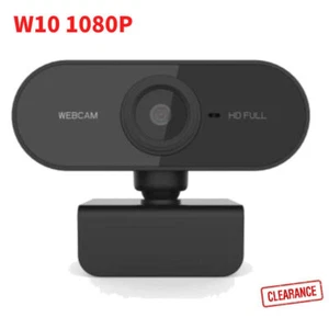 W10 Full HD 1080P USB Webcam In Mic for PC Web Computer - Clearance - Bild 1 von 8