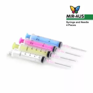 10ml Syringe and Needle To Refill Ink Cartridges and CISS System Inkjet Printers - Picture 1 of 7