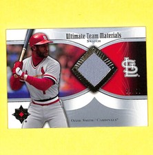 2007 Upper Deck Ultimate Collection Ozzie Smith 21/50 Jersey Card Cardinals HOF