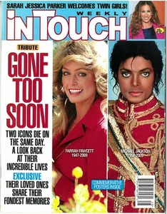 IN TOUCH MAGAZINE JULY 13, 2009 ~ FARRAH FAWCETT, MICHAEL JACKSON, JEN ANISTON! - Picture 1 of 12
