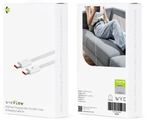 65W Braided Type-C to Type-C PD Fast Charging Cable: Durable, Long, and Fast. - Picture 1 of 3