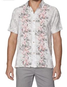 Caribbean Joe Men’s Shirt XL Hawaiian Floral Print Button Down NWT MSRP $59 - Picture 1 of 19
