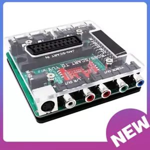 Video Converter RGBS/SCART to YUV YCBCR/S-Video for Dreamcast Retro Console US - Picture 1 of 9