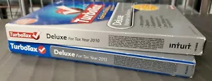 TurboTax Deluxe 2010 & 2013 State~Federal~E-File Sealed - Picture 1 of 3