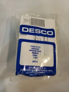 Desco 9740 Dual Ground Wriststrap Bench ESD Electrostatic Discharge Safety - Picture 1 of 3