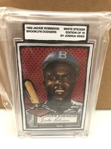 Topps Project 2020 Jackie Robinson Joshua Vides Signed Card #98 Auto 60/70 - Picture 1 of 3