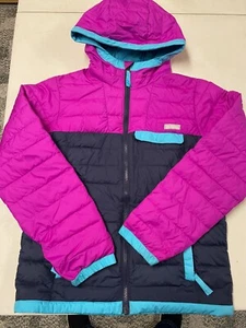 COLUMBIA WINTER COAT FUN COLORS COMFORTABLE GIRLS SZ LARGE 14 LNW - Picture 1 of 5