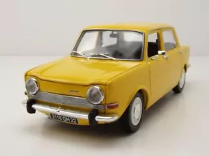 Simca 1000 LS 1974 Giallo Modellino 1:18 Norev - Foto 1 di 11