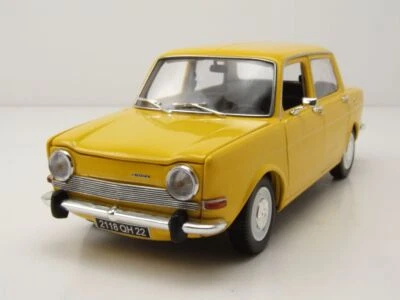 Simca 1000 LS 1974 gelb Modellauto 1:18 Norev - Bild 1 von 4