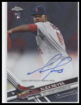 #RA-AR Alex Reyes 2017 Topps Chrome Rookie Autographs - Image 1 of 2