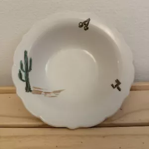 Vintage Syracuse China Sundown Western Pattern 6.5” Bowl Coupe Cereal Bowl MCM - Picture 1 of 8